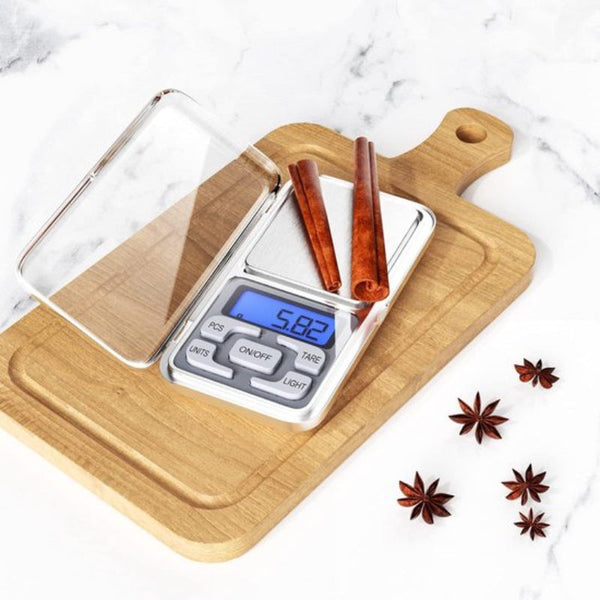 Electronic Kitchen Scale 500G X 0.01G Stainless Steel With Tare Function Kitchen Scales