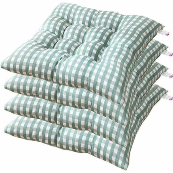 Chair Cushions 40X40cm Pack Of (Green) Cushions & Decorative Pillows