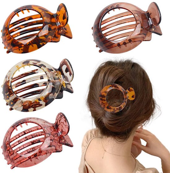 Small Flat Hair Clips For Fine Non Slip & Durable Resin Hair Accessories