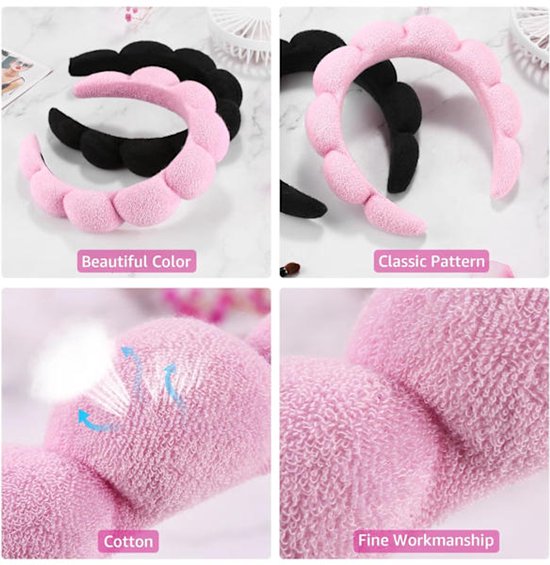 Headband For Face Washing Or Facial Care Soft Cosmetic Mask And Skin Headbands