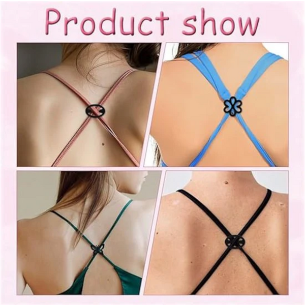 12 Piece Non Slip Bra Strap Clips For Racerback Bras Bra Accessories