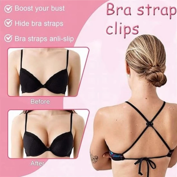 12 Piece Non Slip Bra Strap Clips For Racerback Bras Bra Accessories