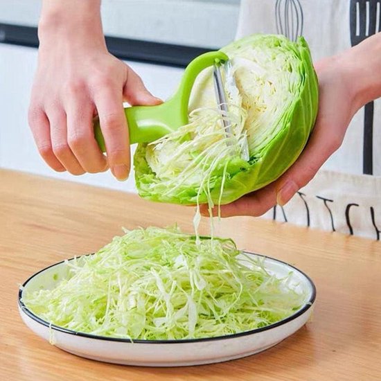 Green Vegetable Grater Cutter Cabbage Stainless Steel Fruit And Peeler Kitchen Essential Family Restaurant 18*12Cm Graters & Zesters
