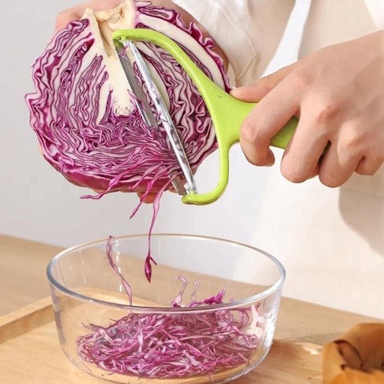 Green Vegetable Grater Cutter Cabbage Stainless Steel Fruit And Peeler Kitchen Essential Family Restaurant 18*12Cm Graters & Zesters
