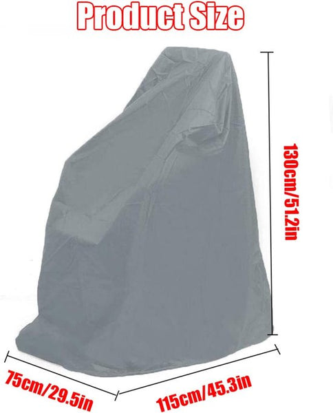 Waterproof Wheelchair Cover Oxford Fabric Storage Protector Uv Dust Rain Gray 115X75x130cm Wheelchairs