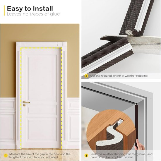 Black Leather Door Seal With V Groove Draught Excluder 6M Other Door Hardware