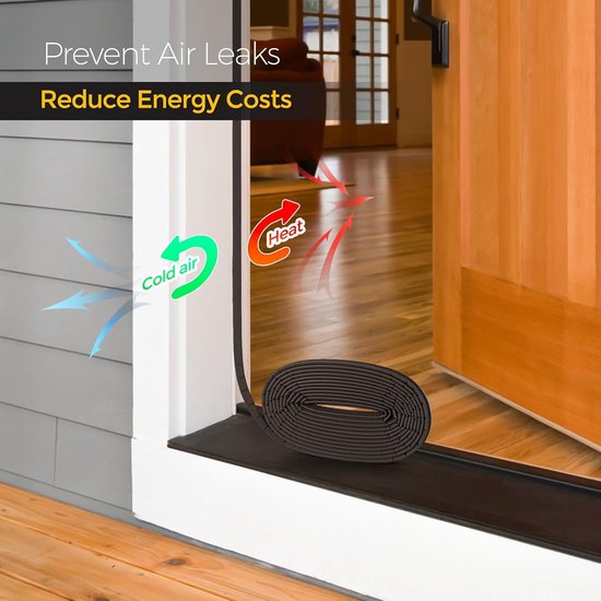 Black Leather Door Seal With V Groove Draught Excluder 6M Other Door Hardware