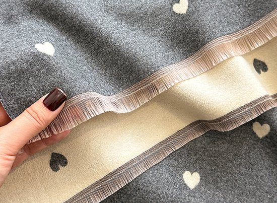 Womens Scarf Long Double Sided Warm Blanket Suitable For Spring Autumn Winter 185*65Cm Red Scarves & Wraps