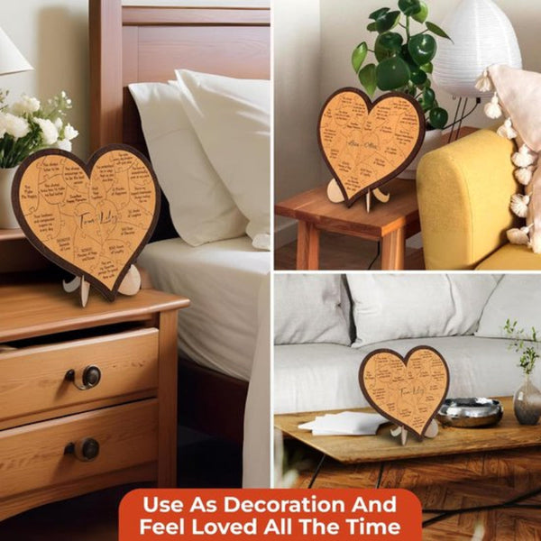 Heart Shaped Puzzle Anniversary Gift Set Puzzles