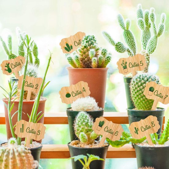60 Eco Friendly Bamboo Garden Markers For Seeds Herbs Flowers & Vegetables Plant Labels