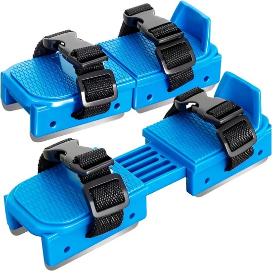 Kids' Skates Double Blade For Stability With Straps & Shoe Size 16 21 Blue Roller Skates
