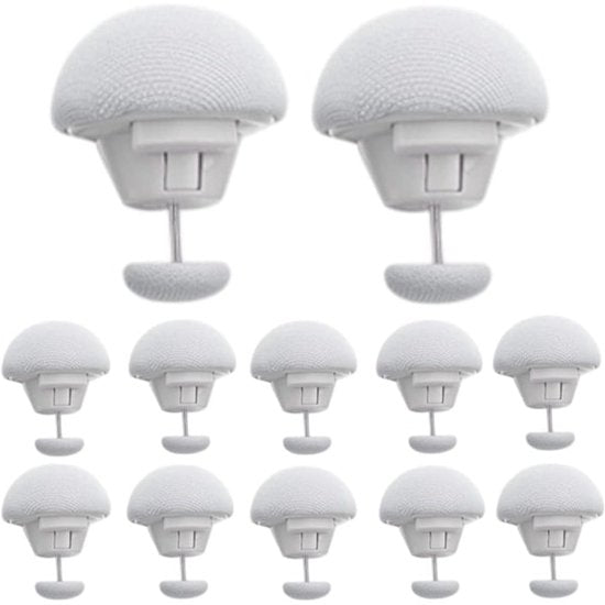 Duvet Cover Clips 12 Pieces Holders Non Slip Suitable For Blankets Sheets Curtains Socks Mattress Covers White Other Bedding