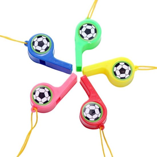 24 Piece Soccer Whistle Set With Lanyards Loud Cheering Accessories Training Aids