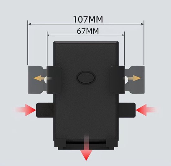 Phone Stand Bike Holder Anti Slip Design Lock In One Second 360A Rotation Suitable For Bicycle And Motorcycle Handlebars From 15Mm To 28Mm Compatible