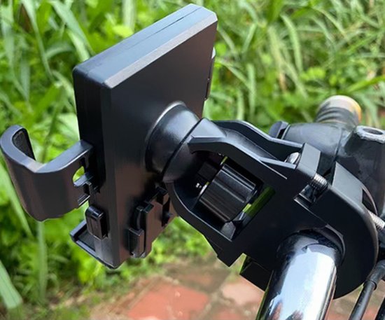 Phone Stand Bike Holder Anti Slip Design Lock In One Second 360A Rotation Suitable For Bicycle And Motorcycle Handlebars From 15Mm To 28Mm Compatible
