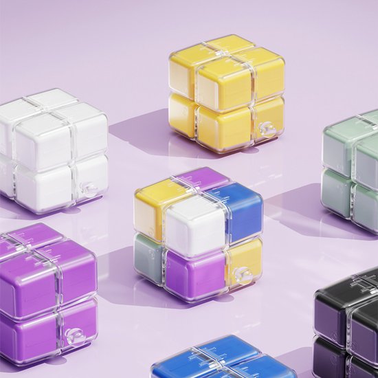 Medicine Box 7 Day Weekly Pill Portable For Travel Easy To Open 8 Compartments Storing Vitamins And Medicines Purple Pill Boxes