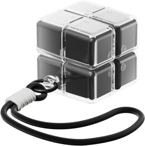 Medicine Box 7 Day Weekly Pill Portable For Travel Easy To Open 8 Compartments Storing Vitamins And Medicines Black Pill Boxes