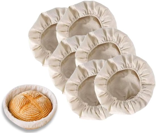 Set Of 6 Round Proofing Cloths For Bread Baking 10 Inch Other Baking Accessories