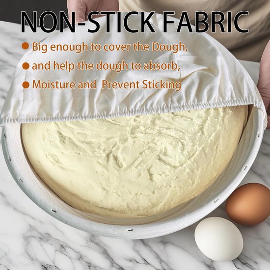 Set Of 6 Round Proofing Cloths For Bread Baking 10 Inch Other Baking Accessories