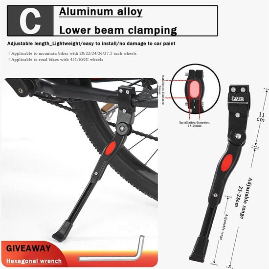 Bicycle Stand For 20 27.5 Inch Wheels Durable & Stable Bicycle Stands & Storage
