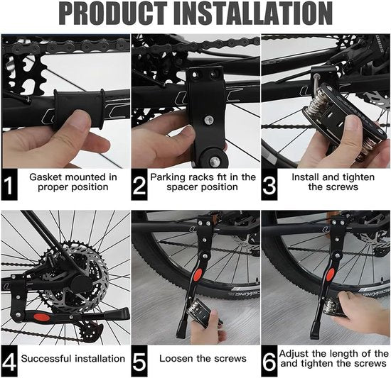 Bicycle Stand For 20 27.5 Inch Wheels Durable & Stable Bicycle Stands & Storage