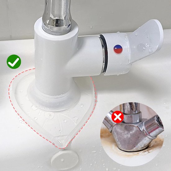 2 Piece Waterproof Tap Mats For Kitchen And Bathroom Sinks Kitchen Taps