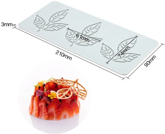 Baking Molds (3 Piece Set) Silicone Maple Leaf Clover And Snowflake Patterns Suitable For Chocolate Candy Cupcakes This Is Handy Tool Creating Fun Hom