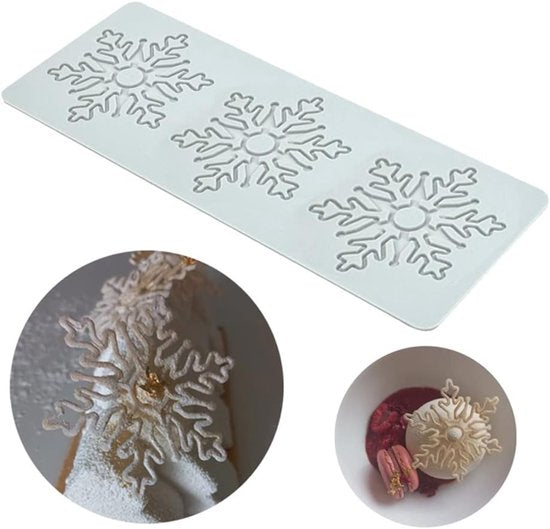 Baking Molds (3 Piece Set) Silicone Maple Leaf Clover And Snowflake Patterns Suitable For Chocolate Candy Cupcakes This Is Handy Tool Creating Fun Hom