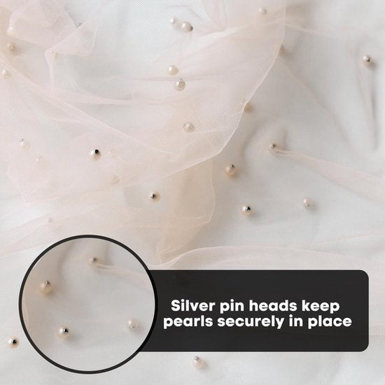 Pink Gauze Table Veil With White Pearls 30" X 120" For Parties & Weddings Seasonal Decorations