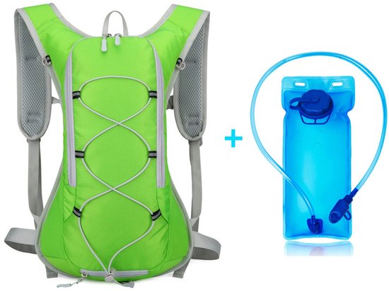 Backpack With 2L Water Bag Running Vest Adjustable Lightweight Cycling Suitable For Walking And Cyclingivegetablei Hydration Packs