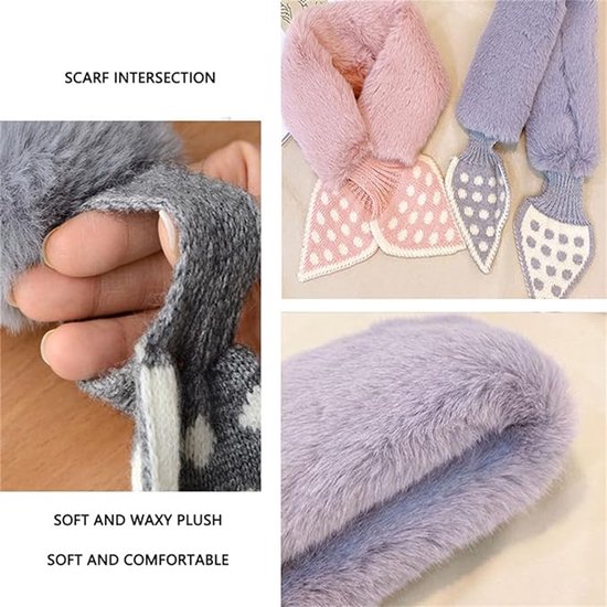 Warm Scarf For Autumn And Winter Soft Comfortable Women's With Dotted Pattern Fashionable Versatile Everyday Usei Khaki Scarves & Wraps