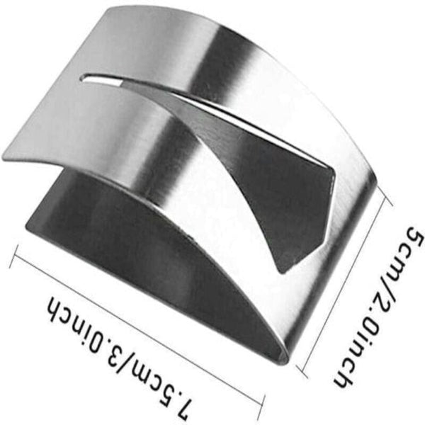 Self Adhesive Stainless Steel Towel Holder 3 Pack Silver Wall Hooks & Hangers