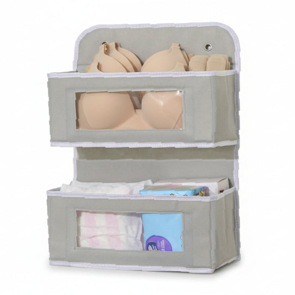 Door Storage Bag Large Capacity Multi Layer Toys Miscellaneous Student Dorm Rack 2 Layers Storage Bags