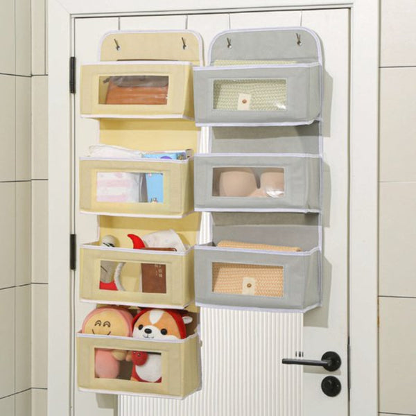 Door Storage Bag Large Capacity Multi Layer Toys Miscellaneous Student Dorm Rack 2 Layers Storage Bags