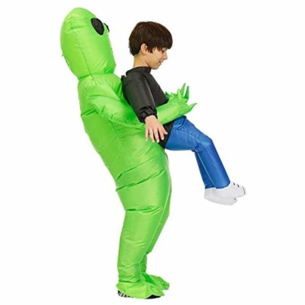 Inflatable Halloween Costume Kids & Adults Green (Suitable For Heights Of 150 190 Cm) Dress Up Costumes