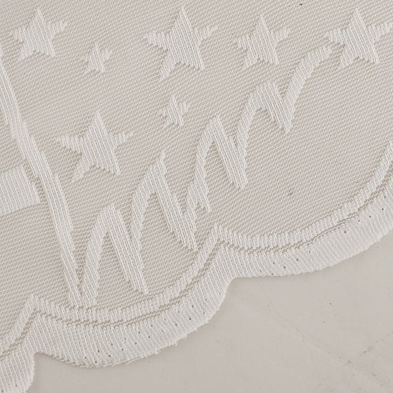 Screen Ice Flower Christmas Tree And American Curtain Net 2 Piece Set 150X250cm Seasonal Decorations