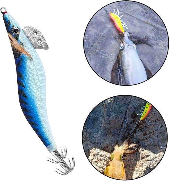 4 Pack Glowing Shrimp Lures For Night Fishing Realistic Artificial Baits Baits & Lures