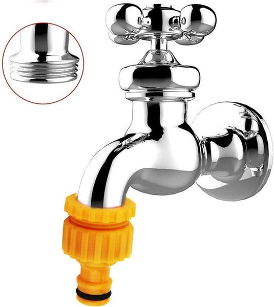 6 Pack Garden Hose Tap Connectors Splash & Frost Proof Adapters Connectors Valves & Accessories