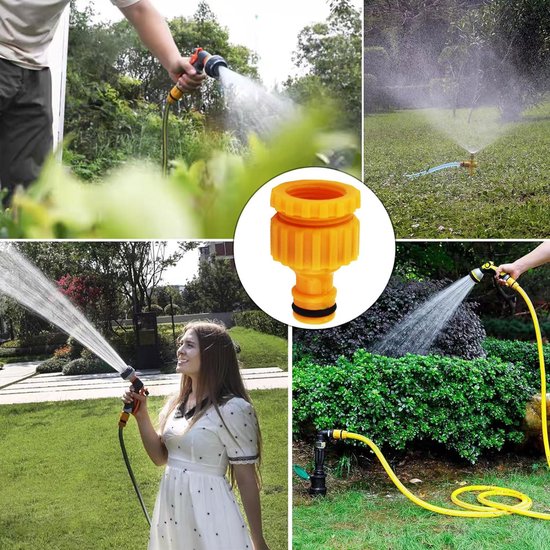 6 Pack Garden Hose Tap Connectors Splash & Frost Proof Adapters Connectors Valves & Accessories