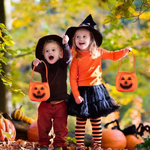 2 Pack Halloween Pumpkin Candy Bags Magic Collection Suitable For Party Masquerade Decorations Favours & Party Bag Fillers