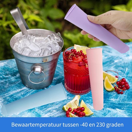 8 Piece Silicone Ice Cube Trays With Lids And Handles Ice Cubes Trays & Moulds