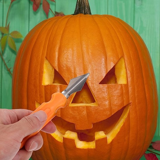 10 Piece Jack O' Lantern Cutting Knife Set Halloween Baking Tools Clay Stainless Steel Cutter Other Party Supplies