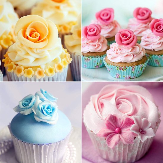 27 Piece Cake Decorating Tip Set: Flower Leaf Adapters & Piping Bags Other Decorating Tools