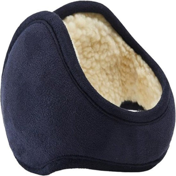 Unisex Winter Earmuffs Adjustable Thick Fleece Head Warmers For Skiing Cycling Outdoor Activities Black Ear Muffs