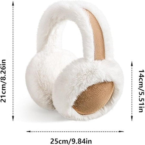 Earmuffs Winter For Women Warm Outdoors Soft And Suitable Girls Mothers Wives Girlfriends Cute Comfortable Brown Hats & Headwear