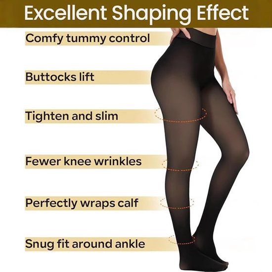 2 Pack Women's Thermal Leggings With Fleece Lining High Waisted Faux Sheer Tights Lightweight Extra Thick Warm Size Xl (170 200 Lbs) Women Leggings