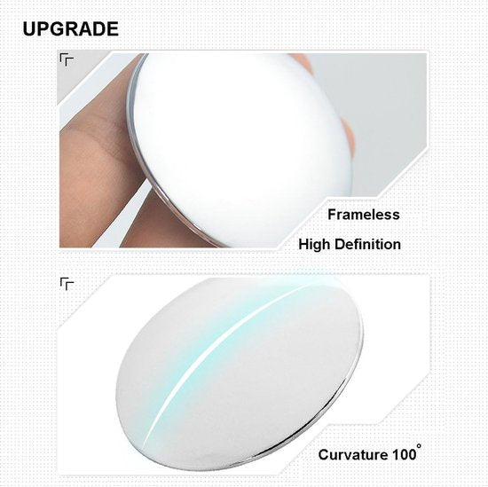Blind Spot Universal Fit For Cars Suvs Trucks 360 Adjustable Mirrors