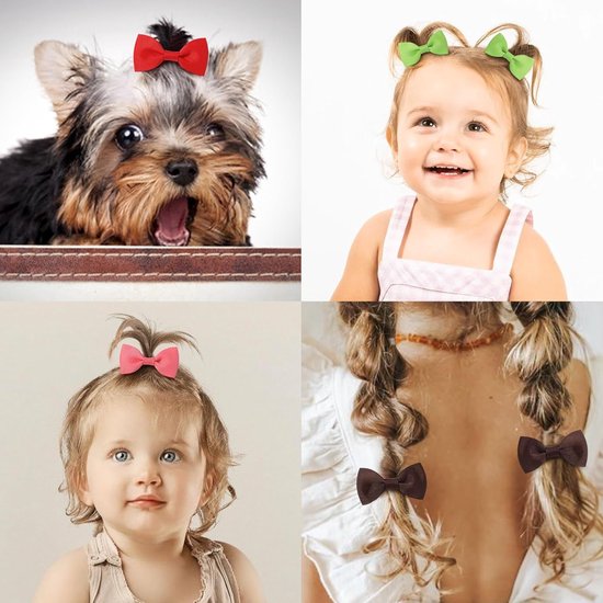 40 Pack Multicolor Baby Girl Hair Clips & Elastics Hair Accessories
