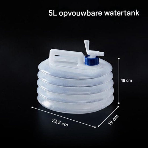 5 Liter Collapsible Water Bucket Outdoor Picnic/Road Trip Portable Large Capacity Other Camping