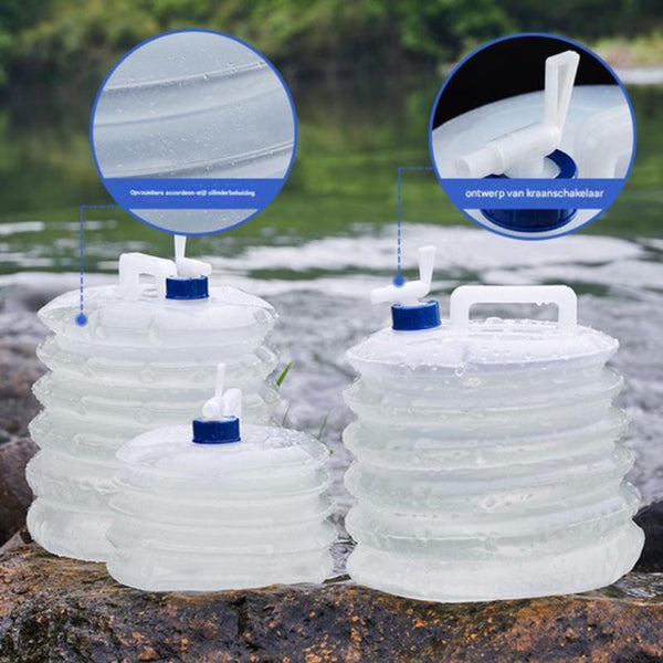 3 Liter Collapsible Water Bucket Outdoor Picnic/Road Trip Portable Large Capacity Other Camping